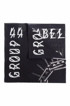 44 Label Group CZARNY Chusta z logo