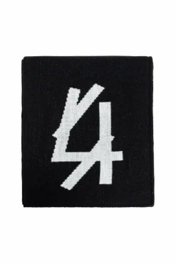 44 Label Group CZARNY Szal z logo