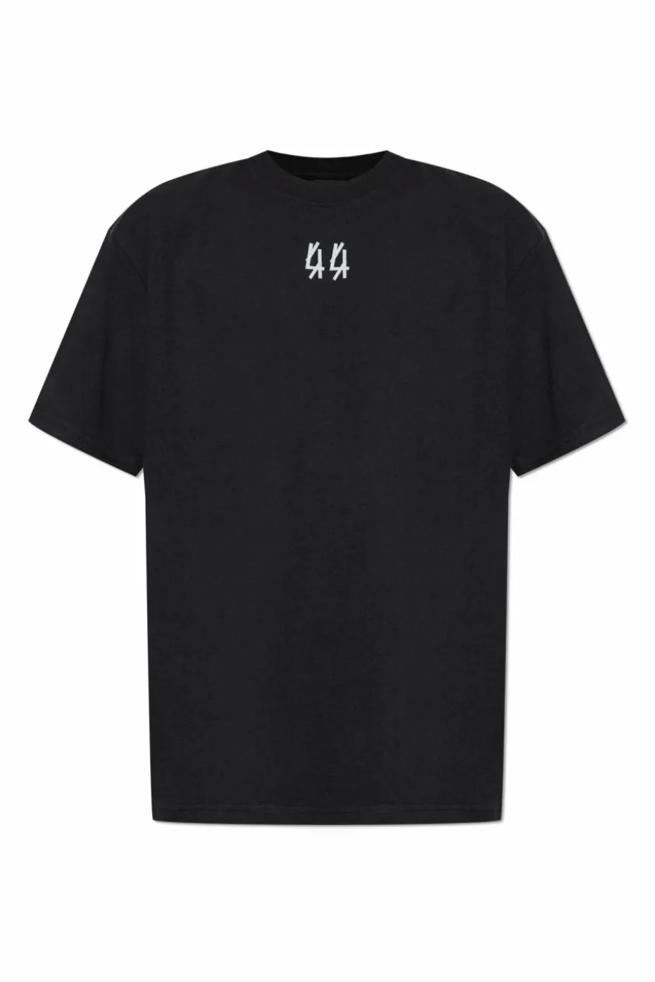 44 Label Group CZARNY T-shirt z logo