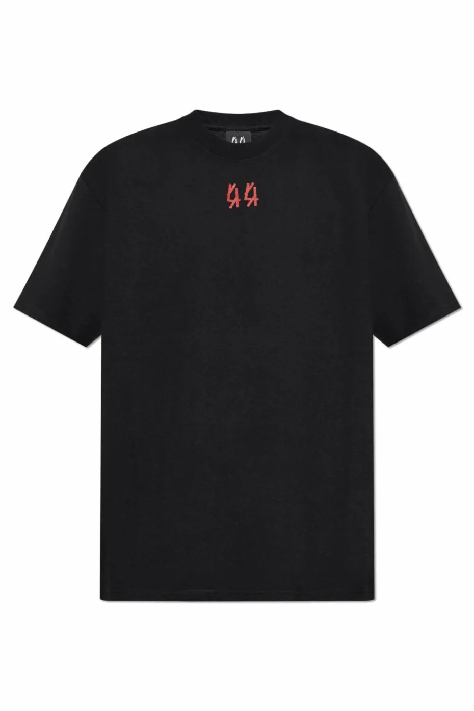 44 Label Group CZARNY T-shirt z logo