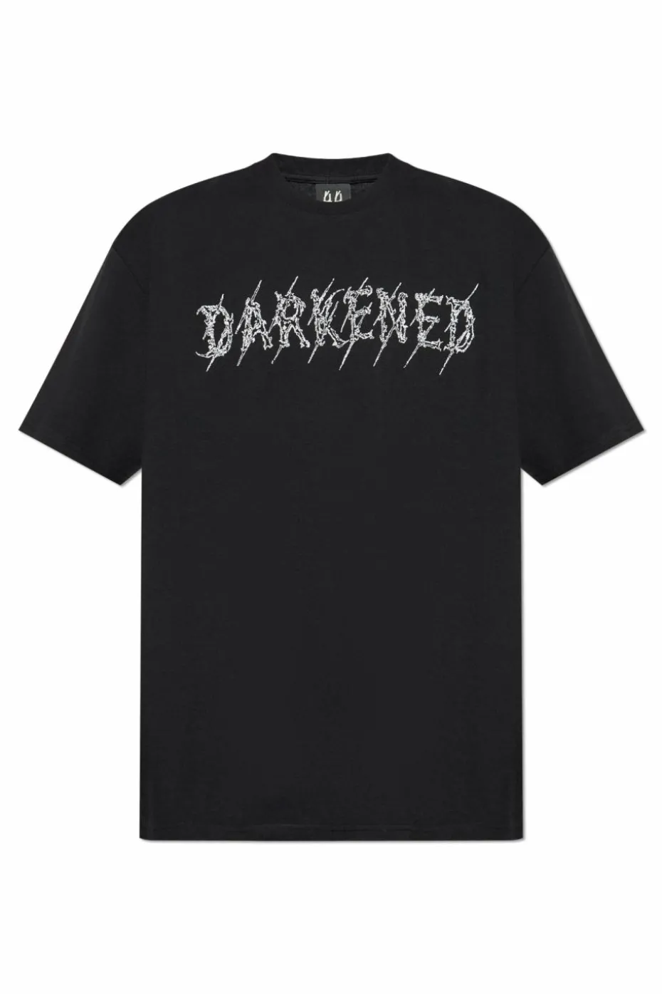 44 Label Group CZARNY T-shirt z logo