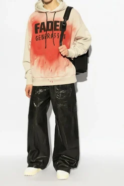 44 Label Group CZERWONY Bluza z kapturem