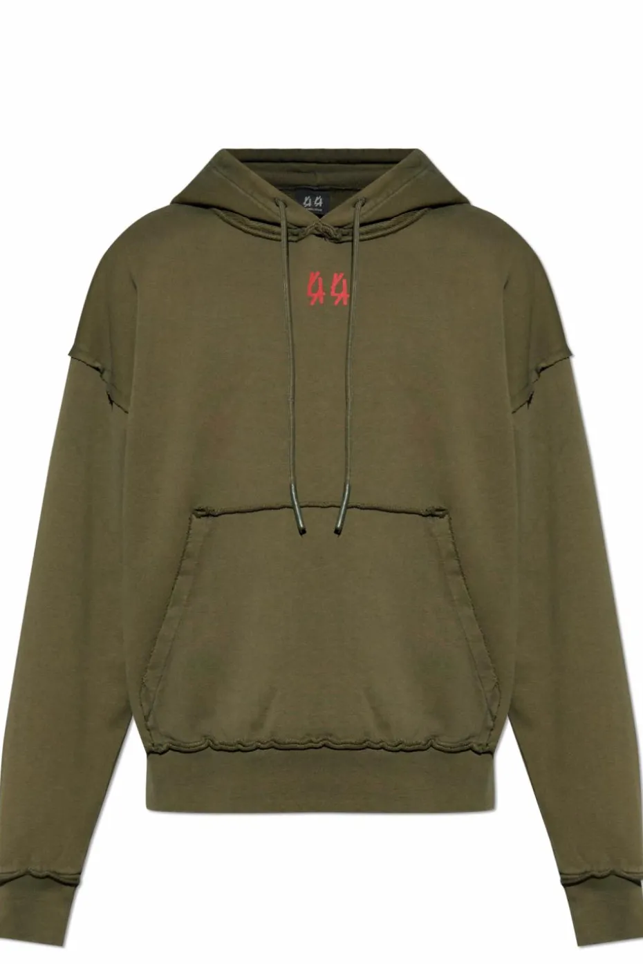 44 Label Group ZIELONY Bluza z kapturem