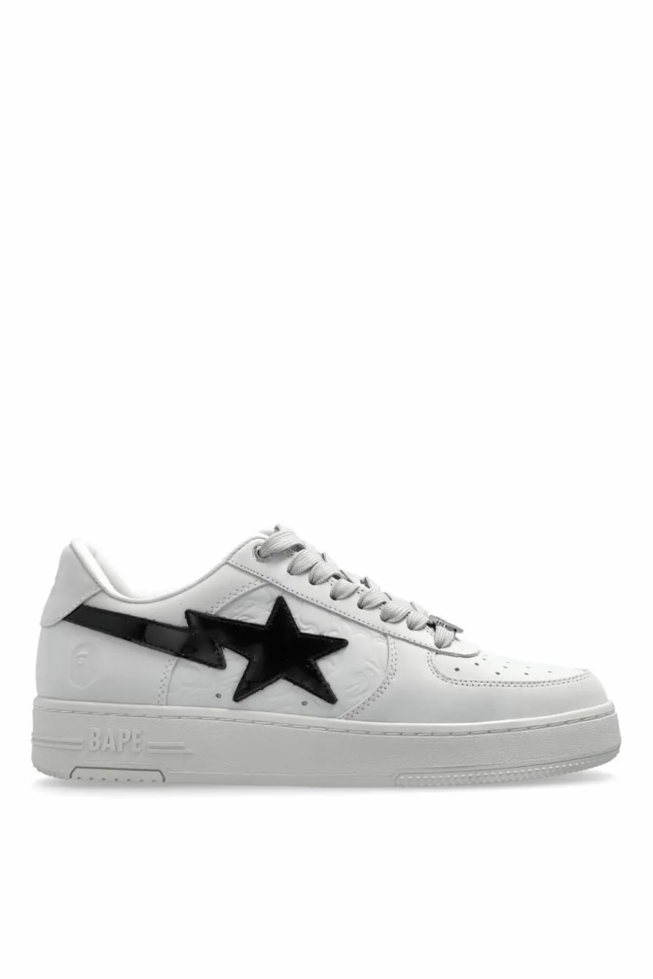 A BATHING APE® BIAŁY Buty sportowe z logo