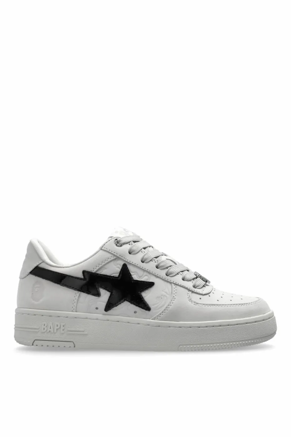 A BATHING APE® BIAŁY Buty sportowe z logo