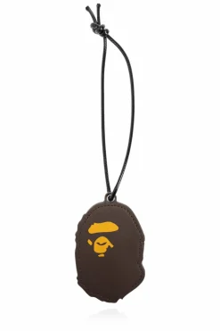 A BATHING APE® BRĄZOWY Zawieszka z logo