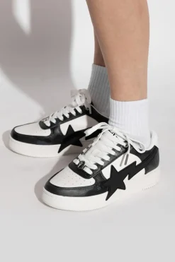 A BATHING APE® CZARNY Buty sportowe z logo