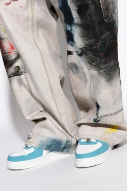 A BATHING APE® NIEBIESKI Buty sportowe z logo