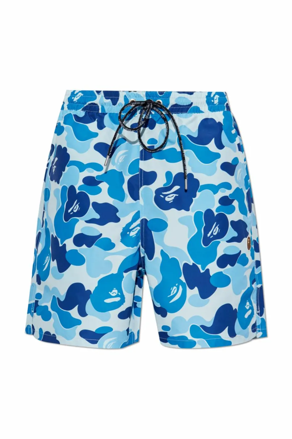 A BATHING APE® NIEBIESKI Szorty z nadrukiem