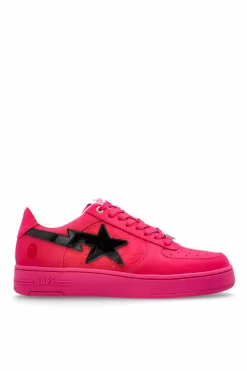 A BATHING APE® RÓŻOWY Buty sportowe z logo
