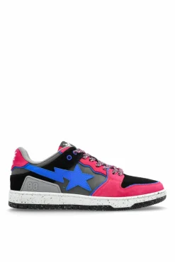 A BATHING APE® RÓŻOWY Buty sportowe z logo