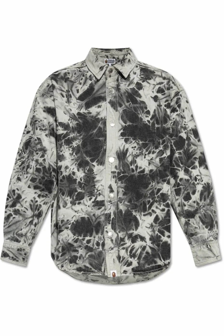 A BATHING APE® SZARY Koszula jeansowa