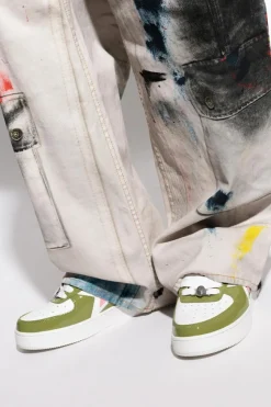 A BATHING APE® ZIELONY Buty sportowe z logo