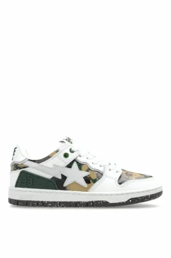 A BATHING APE® ZIELONY Buty sportowe `SK8 STA`