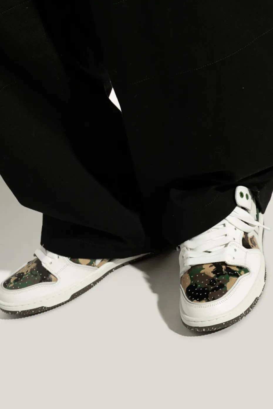 A BATHING APE® ZIELONY Buty sportowe `SK8 STA`