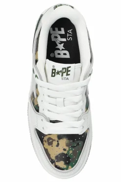 A BATHING APE® ZIELONY Buty sportowe `SK8 STA`