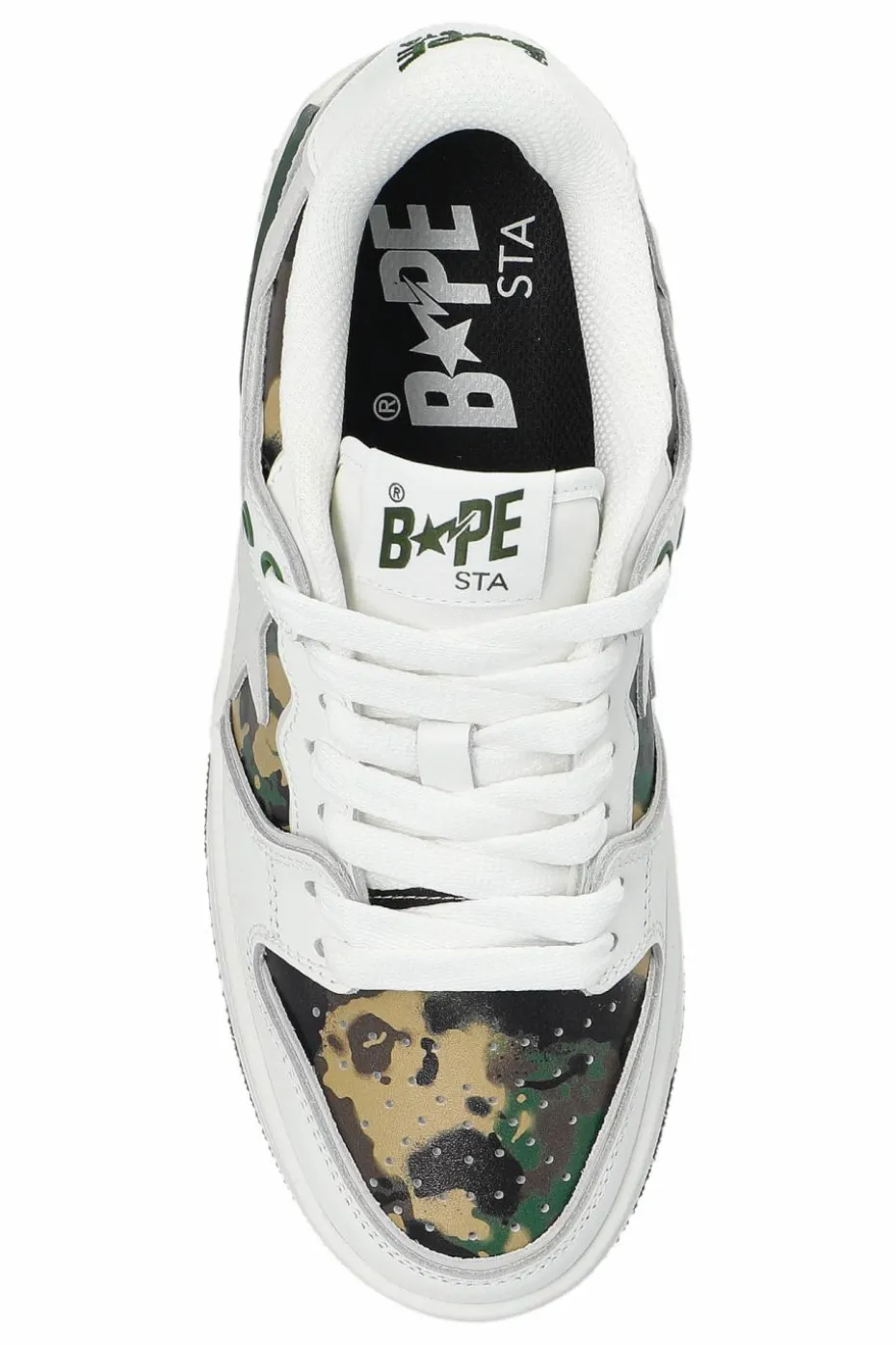 A BATHING APE® ZIELONY Buty sportowe `SK8 STA`