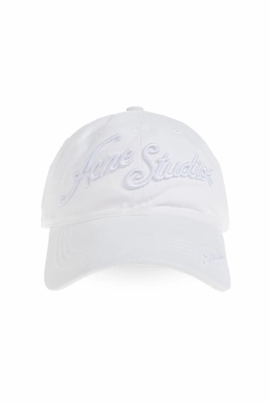 Acne Studios BIAŁY Czapka z daszkiem