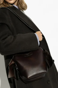 Acne Studios BRĄZOWY Torba na ramię