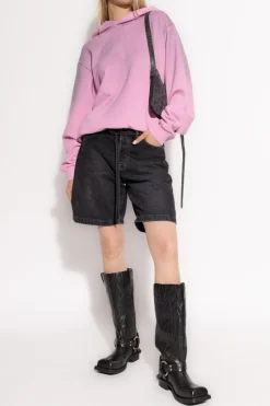 Acne Studios CZARNY Jeansowe szorty