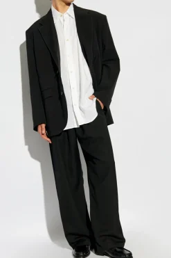 Acne Studios CZARNY Spodnie o luźnym kroju
