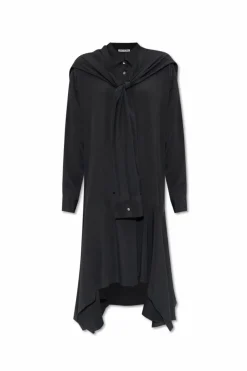 Acne Studios CZARNY Sukienka z kołnierzem