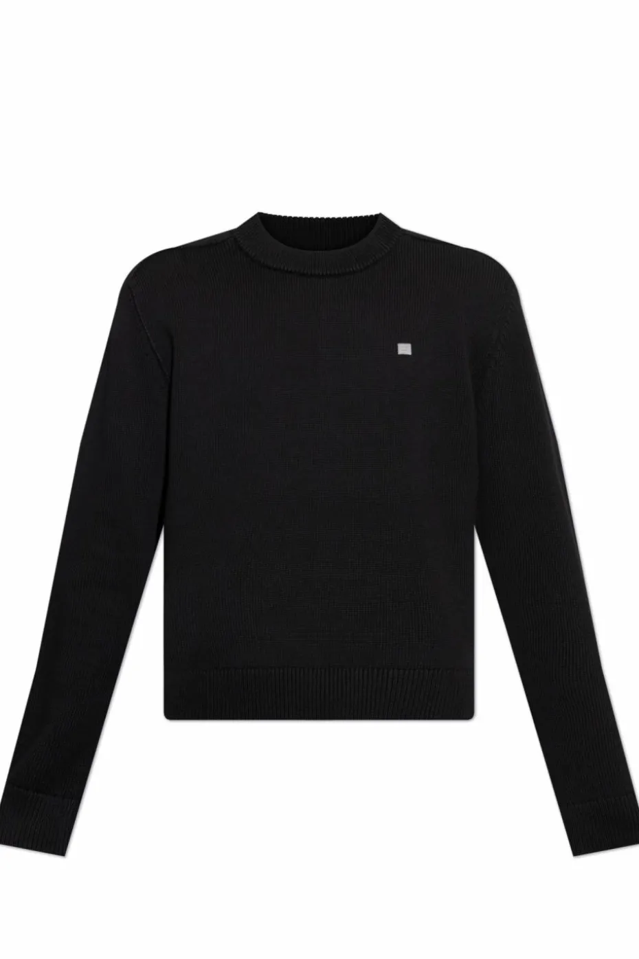 Acne Studios CZARNY Sweter z logo