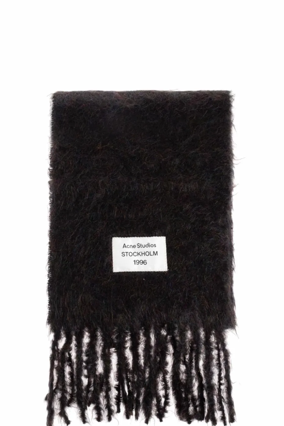Acne Studios CZARNY Wełniany szal