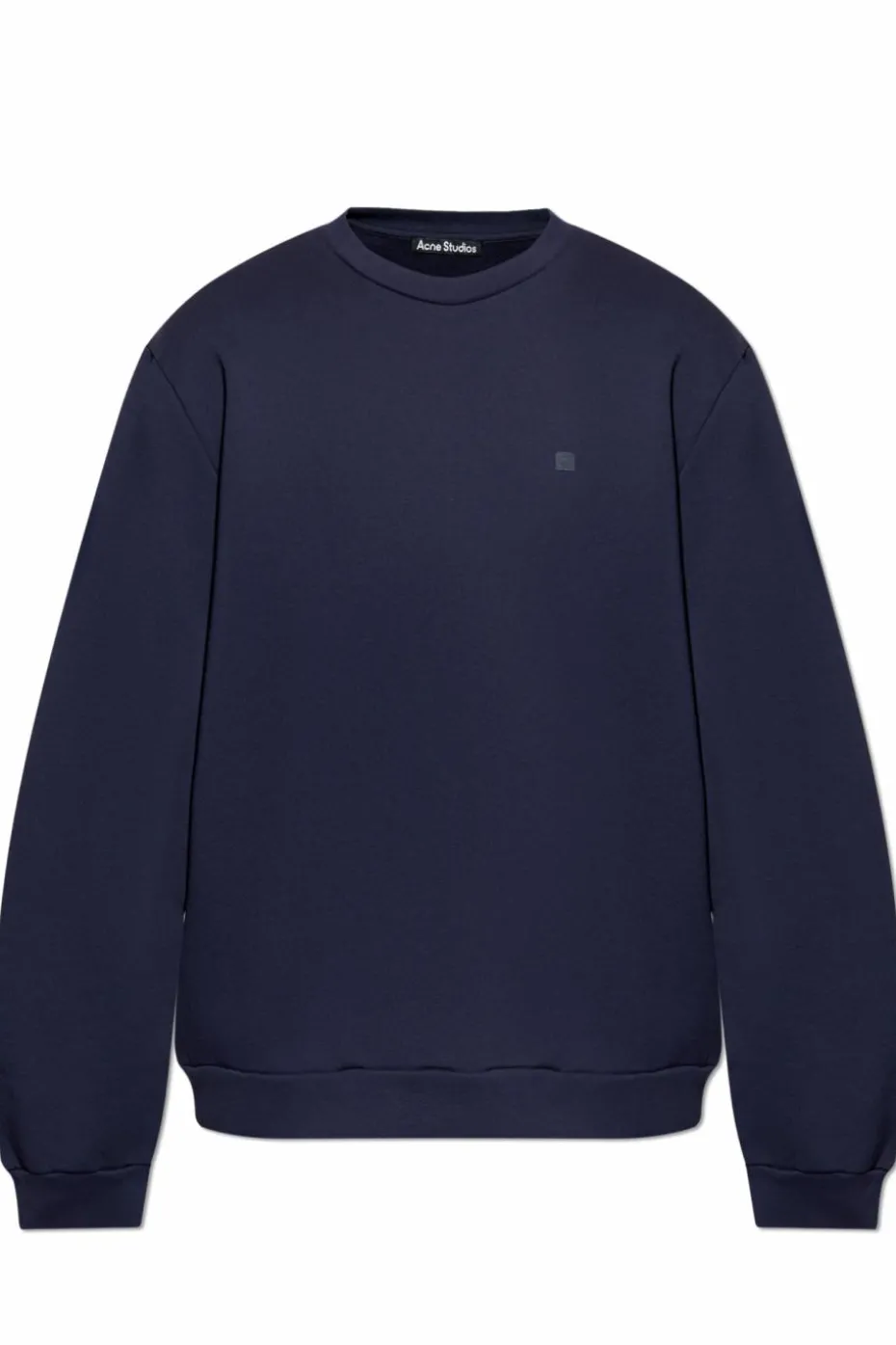 Acne Studios GRANATOWY Bluza z logo