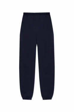 Acne Studios GRANATOWY Spodnie dresowe z logo