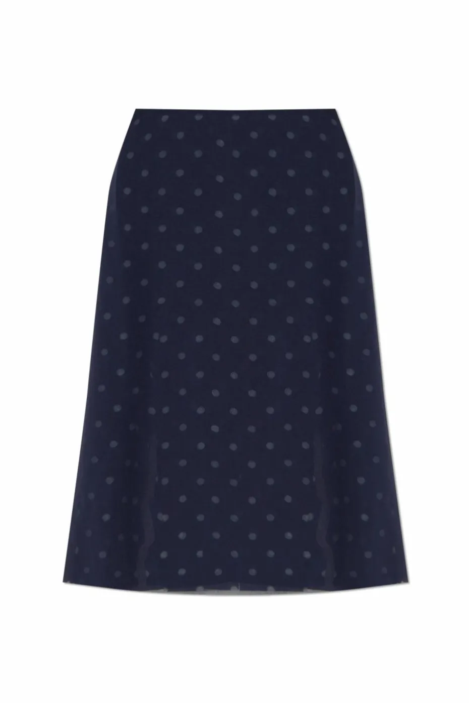 Acne Studios GRANATOWY Spódnica ze wzorem w groszki