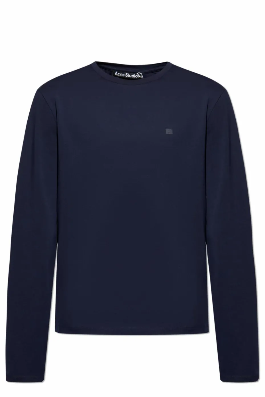 Acne Studios GRANATOWY T-shirt z długimi rękawami