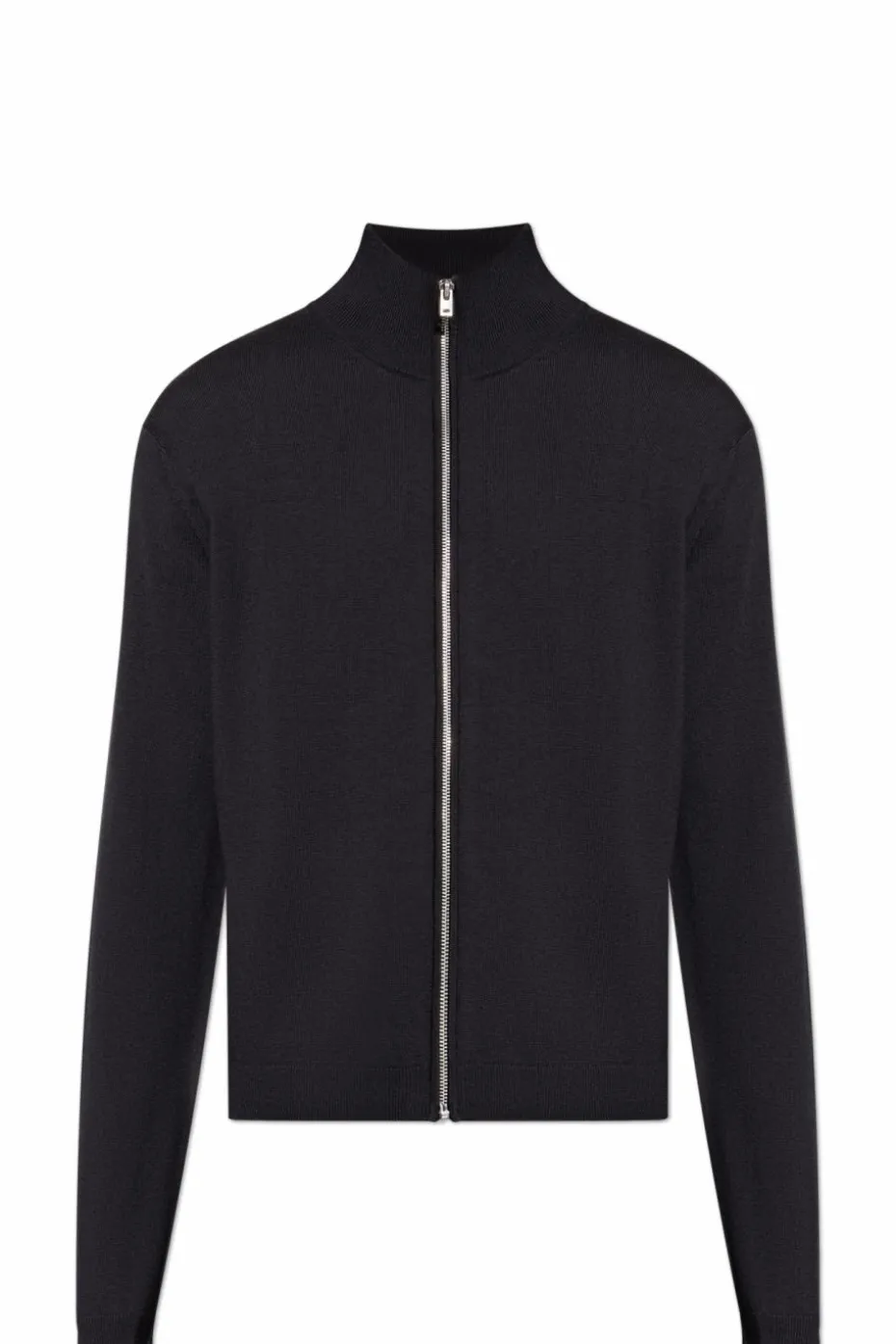 Acne Studios GRANATOWY Wełniany kardigan