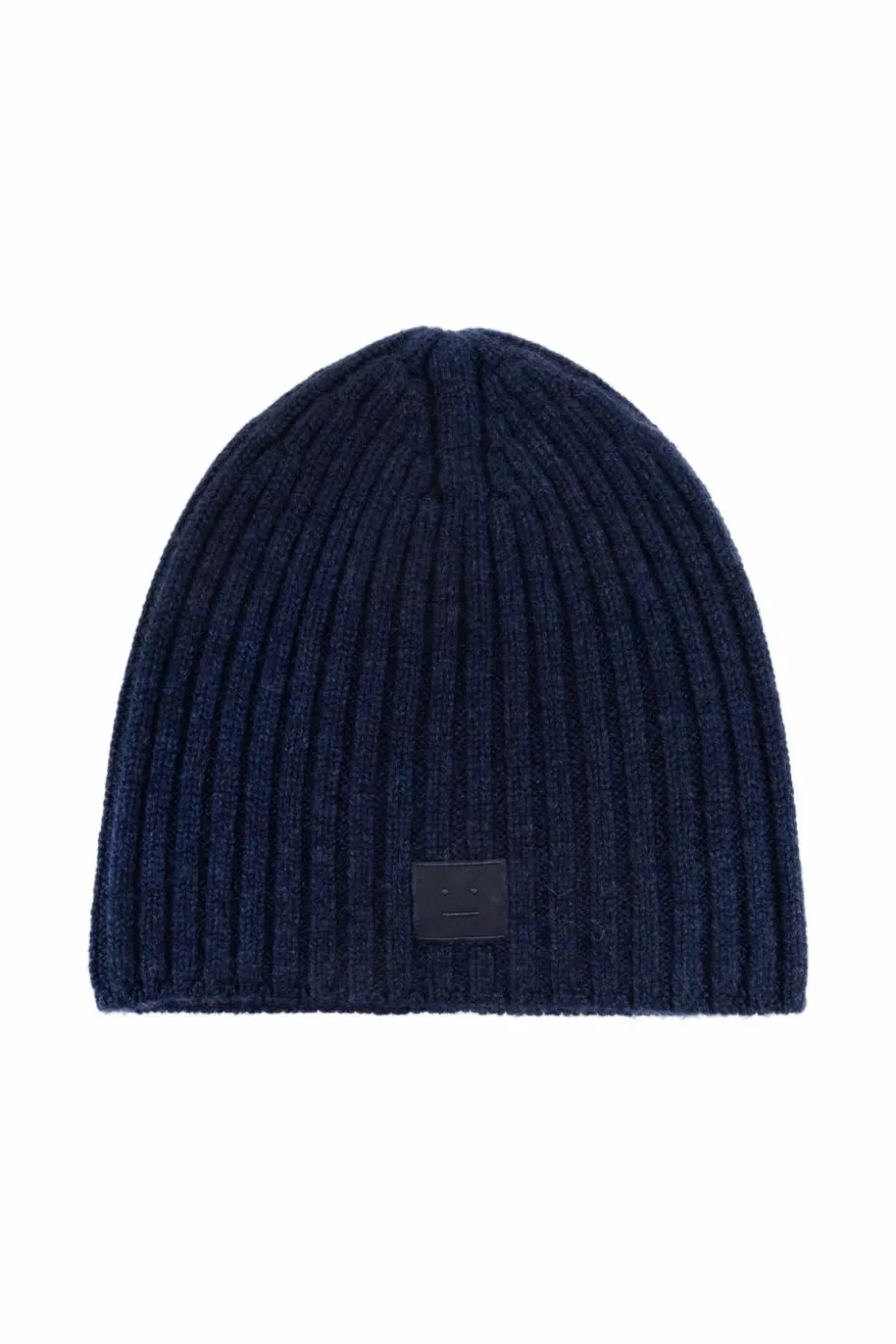 Acne Studios GRANATOWY Wełniana czapka