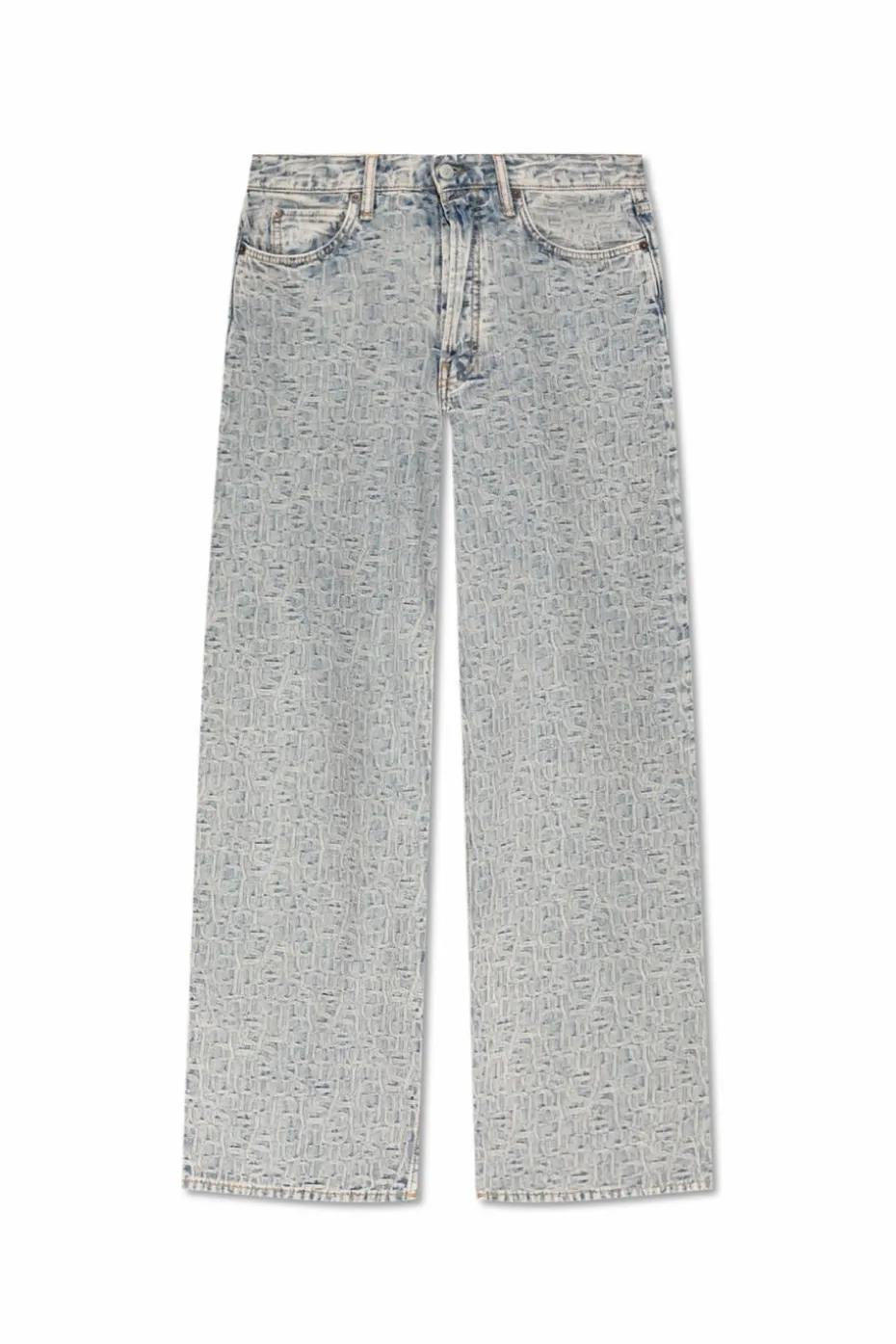 Acne Studios jasnoniebieski Jeansy z logo
