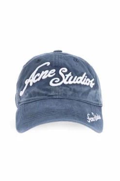 Acne Studios NIEBIESKI Czapka z daszkiem