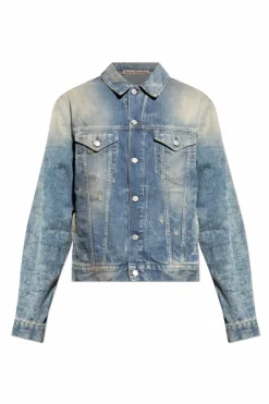 Acne Studios NIEBIESKI Jeansowa kurtka
