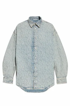 Acne Studios NIEBIESKI Koszula jeansowa