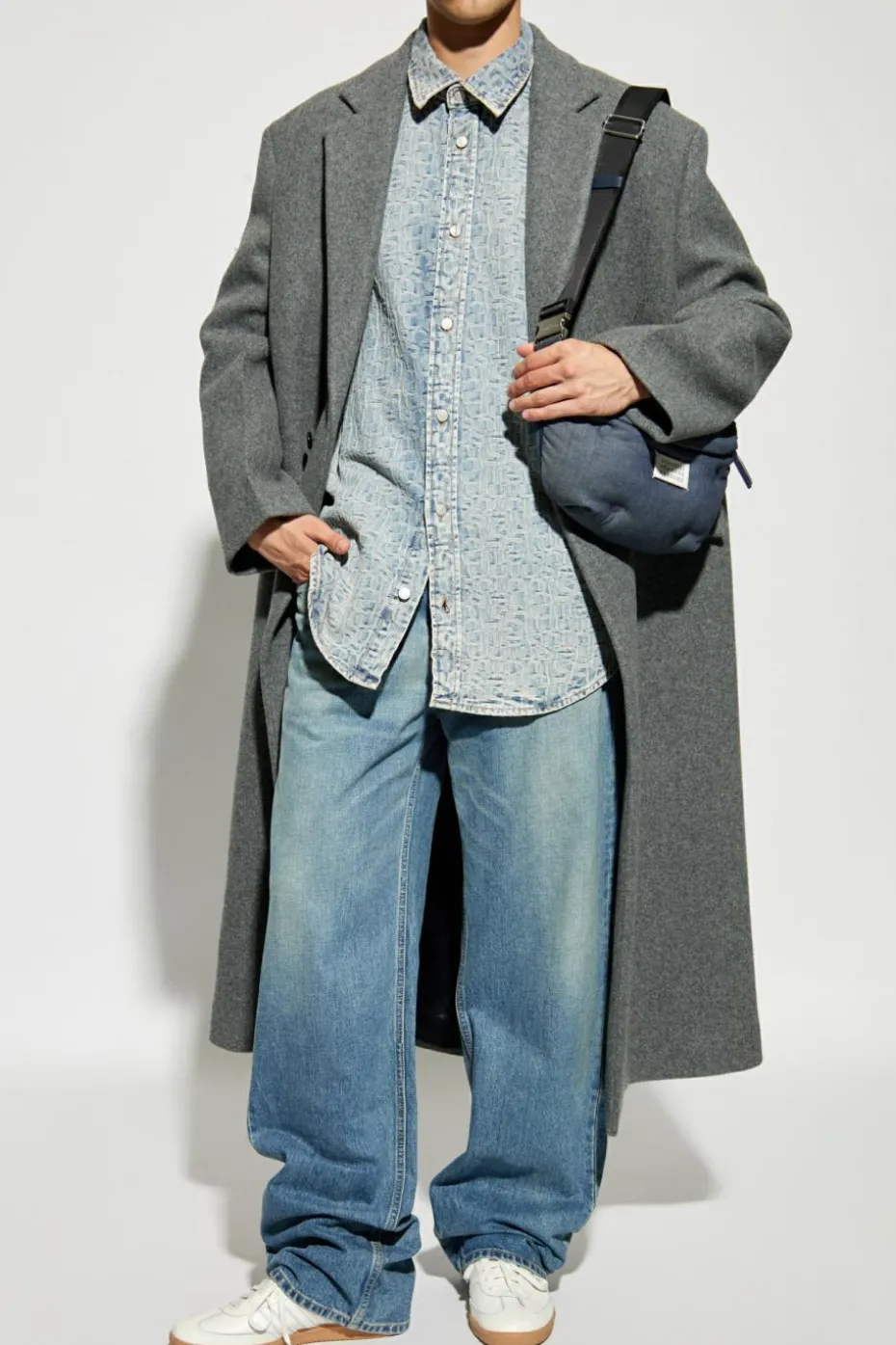 Acne Studios NIEBIESKI Koszula jeansowa