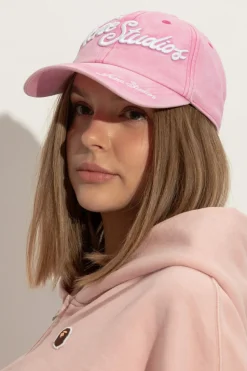 Acne Studios RÓŻOWY Czapka z daszkiem