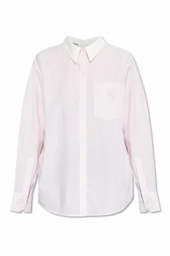 Acne Studios RÓŻOWY Koszula z logo