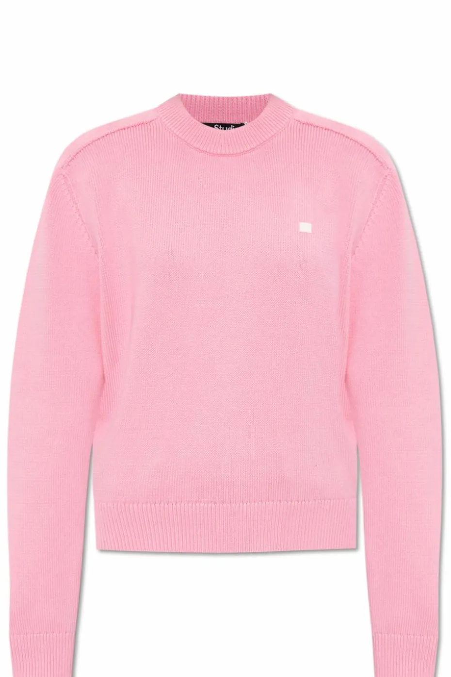 Acne Studios RÓŻOWY Sweter z logo