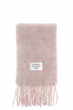 Acne Studios RÓŻOWY Wełniany szal