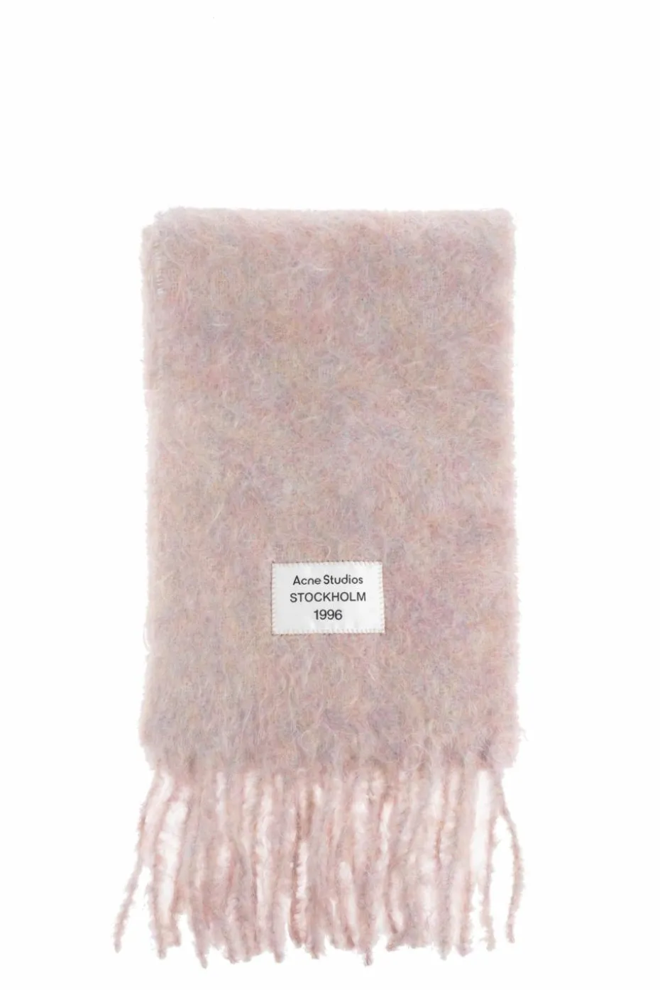 Acne Studios RÓŻOWY Wełniany szal