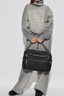 Acne Studios SZARY Bluza z nadrukiem