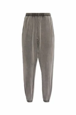 Acne Studios SZARY Spodnie dresowe z logo