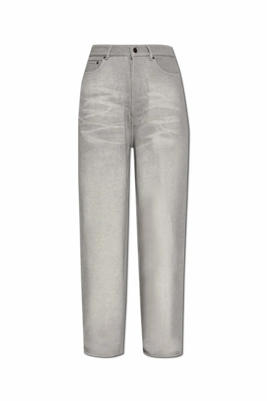Acne Studios SZARY Spodnie z kieszeniami