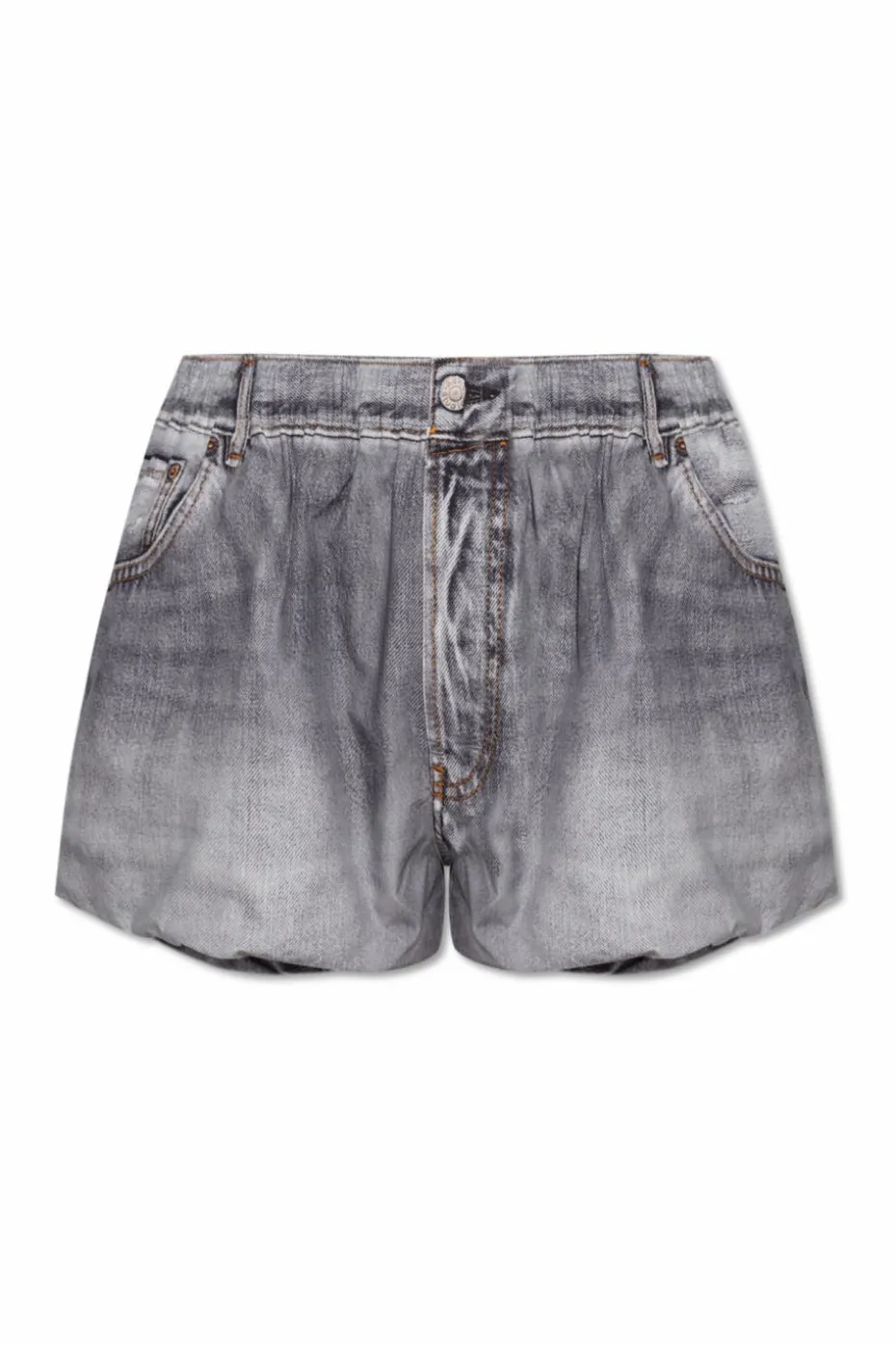 Acne Studios SZARY Szorty z nadrukiem