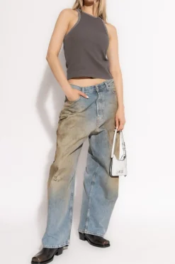 Acne Studios SZARY Top bez rękawów