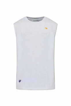 Acne Studios SZARY T-shirt z logo